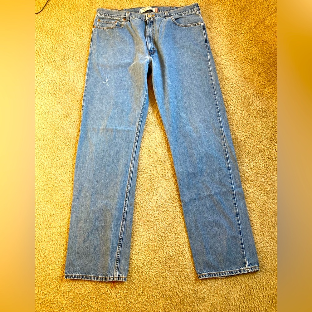 Levi's 505 Regular Fit Jeans Men's 40W 36L - Medium Wash